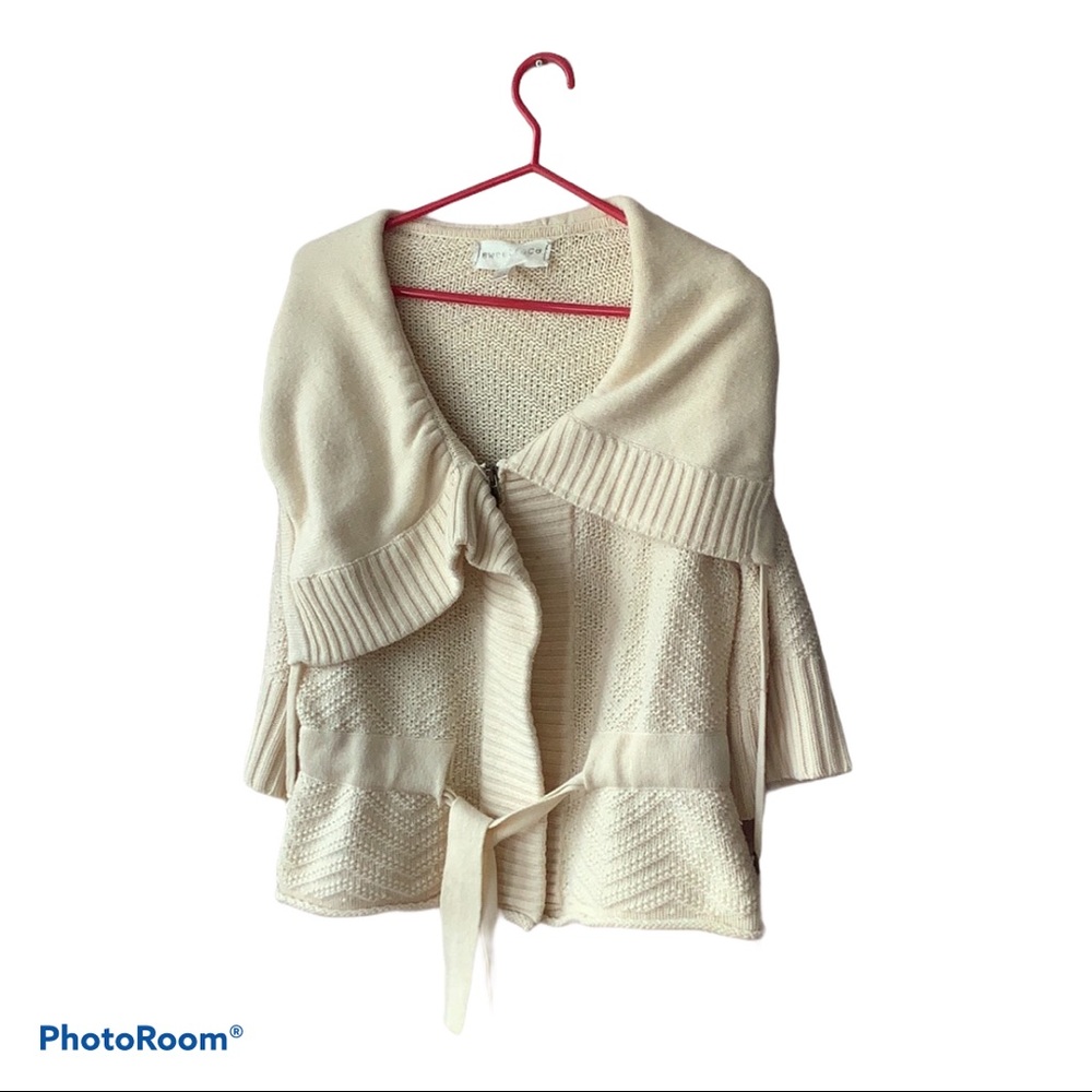 cream sweater